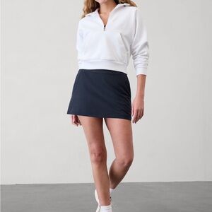 Athleta Brooklyn Mid Rise Skort 16in (Navy)